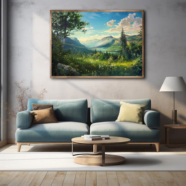 Grassy Landscape Painting